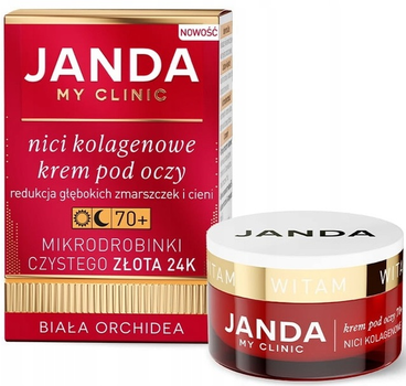 Krem pod oczy Janda My Clinik Nici 70+ kolagenowy 15 ml (5905159910932)