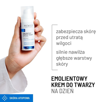 Krem do twarzy Sylveco Dermo Skóra Atopowa emolientowy na dzień 50 ml (5902249019605)