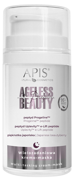 Крем-маска для обличчя Apis Ageless Beauty з прогеліном багатофункціональний нічний 50 мл (5901810051204)