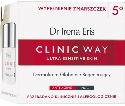 Крем для обличчя Dr. Irena Eris Clinic Way 5 антивіковий 70+ нічний 50 мл (5900717573215)