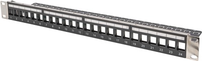 Патч-панель Digitus 24-port 1U 19" (DN-91411-LF)