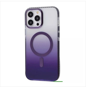 Чехол Противоударный омбре градиент Proove Shadow Star Case with Magnetic Ring iPhone 14 Pro Max Deep Purple