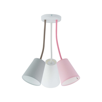 Люстра потолочная WIRE KIDS 6024 TK-Lighting белый / белый, разноцветный, розовый, серый