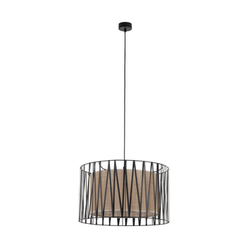 Люстра подвесная HARMONY NATURE 4557 TK-Lighting черный / бежевый