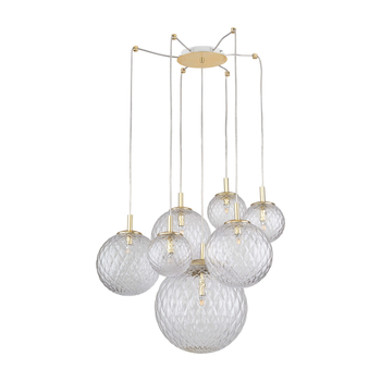 Люстра подвесная CADIX 4608 TK-Lighting золото / прозрачный