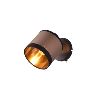 Бра DAVOS R81551741 Trio черный / коричневый