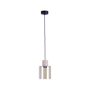 Люстра подвесная ORSON 4550 TK-Lighting дерево, черный / янтарный