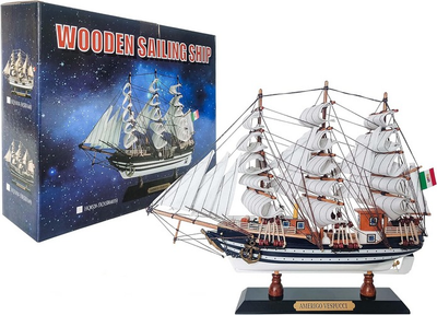 Колекційна модель LEAN Toys корабель Amerigo Vespucci (5905323217669)