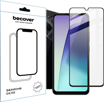 Захисне скло BeCover для Xiaomi Redmi 14C 4G / Poco C75 Black (BC_712320)