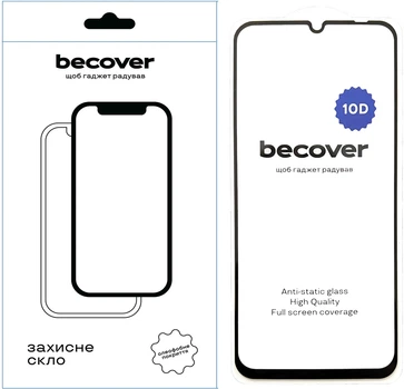 Защитное стекло BeCover 10D для смартфона Realme C63 Black (BC_712340)