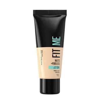 Тональный крем для лица Maybelline New York Fit Me Matte AND Poreless Foundation 110 - Porcelain (фарфоровый)