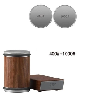 Точилка для ножей и ножниц роликовая Roller sharpener + 2 алмазных диска коричневая