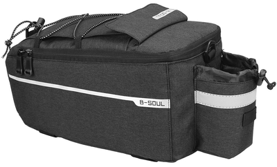 Torba rowerowa B-Soul WYA26Y0S termiczna na bagażnik 9 l Black (5907769360848)