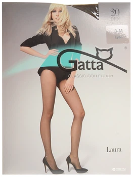 Колготы 20 Den женские Gatta Laura 4 р Коричневые (5900042048402)