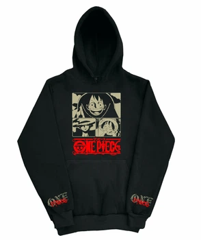 Худі аніме "Ван Піс. Мугівара Луффі" 2XL Чорна (onepiecehoodie-00-004-2XL)