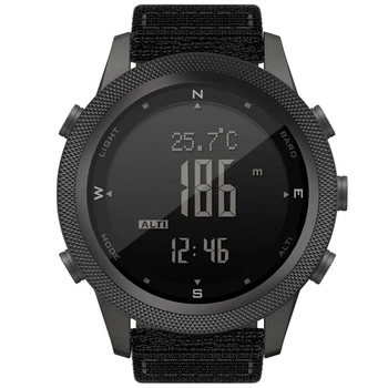 Мужские Цифровые Часы для военных ВСУ NORTH EDGE Apache 46 Black