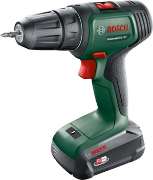 Аккумуляторная дрель-шуруповерт Bosch UniversalDrill 18V, 1 акб, з/у, кейс (06039D4001)