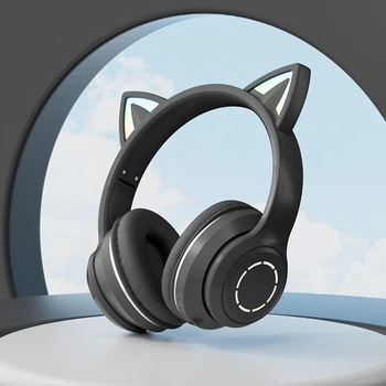 Навушники з котячими вушками CATEAR JST-BT035C (black)
