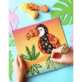 Набор для творчества Let's Craft String Art Тропические джунгли [106092]