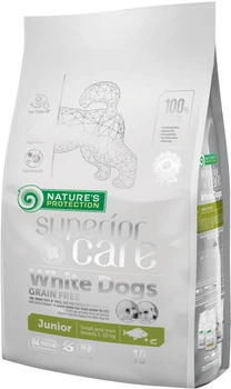 Сухой беззерновой корм для юниоров Nature's Protection Superior Care White Dogs Small and Mini Breeds 10 кг