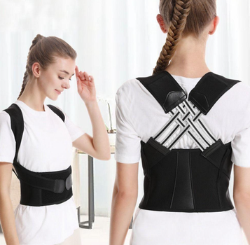 Корректор осанки Real Doctors Posture Support Brace L Черный (KG-11604)