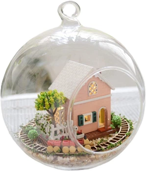 Румбокс - шар интерьерный 3D конструктор Miniature Cuteroom DIY House Pandora Magic Garden + подставка