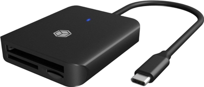 Кардридер Icy Box Card Reader USB 3.2 Gen 1 (3.1 Gen 1) Type-C Black (IB-CR403-C3)