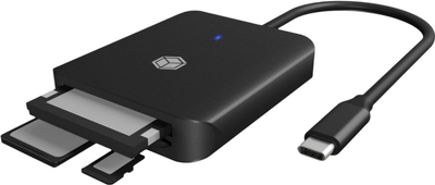 Кардридер Icy Box Card Reader USB 3.2 Gen 1 (3.1 Gen 1) Type-C Black (IB-CR403-C3)