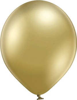 Balony Gemar Chromowane B105 30 cm 50 szt Złote (5414391059175)