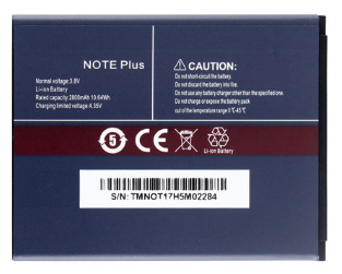 Батарея Cubot Note Plus