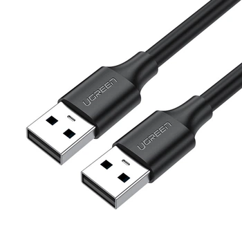 USB кабель USB на USB тато-тато UGREEN Extension Data Cable (1,5m, 480 Mbit/s, USB 2.0). Black