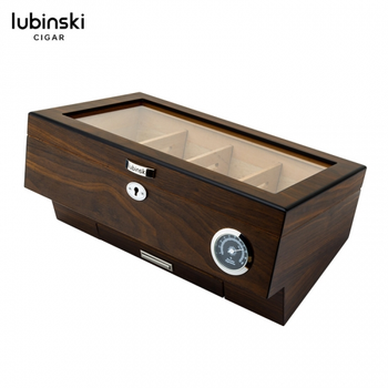 Х'юмідор для 25 сигар «Lubinski» Brown Cedar Wood