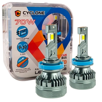 Лампа светодиодная для фар Cyclone LED Type 48 H9 5500K 18000LM 2 шт комплект