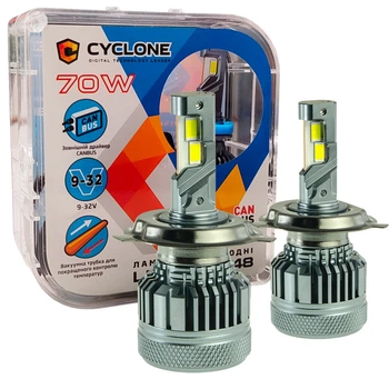 Лампа світлодіодна для фар Cyclone LED Type 48 H4 5500K 18000LM 2 шт комплект