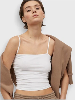 Топ жіночий H&M 060759871_whitenew XL Білий (6666000338495)
