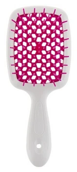 Щетка белая (фуксия серединка) Janeke Superbrush SP226BIAFUX