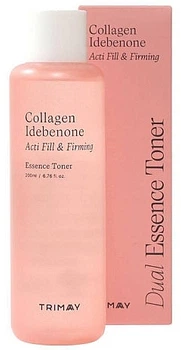 Укрепляющий тонер-эссенция с коллагеном - Trimay Collagen Idebenone Acti Fill & Firming Dual Essence Toner 200ml (1303211-3946522)