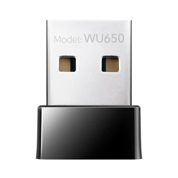Wi-Fi адаптер Cudy WU650 AC650 Wi-Fi Mini USB Adapter 2.4 ГГц/5 ГГц Black (WU650)