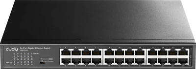 Коммутатор Cudy GS1024 24 порта Gigabit Metal Switch 10/100/1000 Мбит/с неуправляемый настольный/стоечный (E8536DA3E6C9)