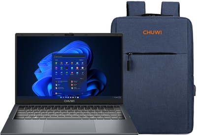 Ноутбук CHUWI GemiBook XPro (N100/8/256GB) Win 11 + Синий Рюкзак CHUWI Waterproof в Подарок! (CW-112616)
