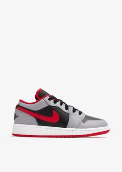 Кроссовки женские Jordan 1 Low Gs Grey/Black 37.5 Комбінований 553560-060