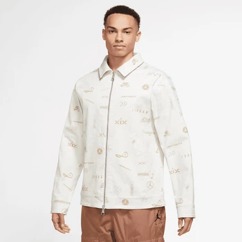 Кофта чоловіча Jordan Air Jordan Flight Heritage Jacket L Білий (DX9732-030)