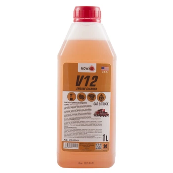 Очиститель поверхности двигателя Nowax V12 Engine Cleaner концентрат 1:10, 1л (NX01149)