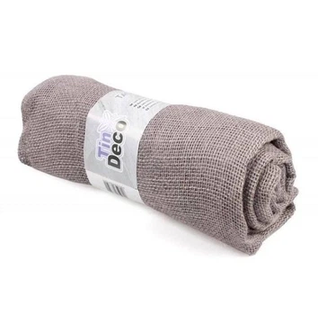 Ткань из мешковины Flora серая 90 см. х 3 м . 5060