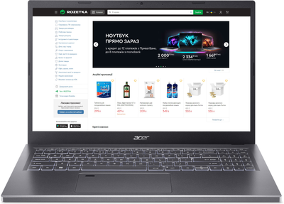 Ноутбук Acer Aspire 5 A515-48M-R6ML (NX.KJ9EU.00X) Steel Gray