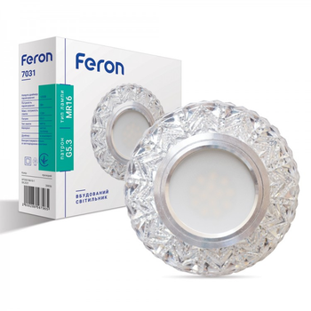 Вбудований світильник Feron 7031 з LED підсвічуванням (28856)