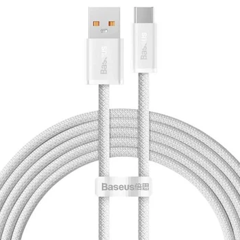 Кабель Baseus Dynamic Series Fast Charging Cable USB to Type-C 100W 2m CALD000702 White