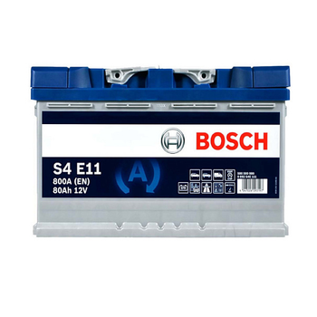 Аккумулятор автомобильный 80Ah 800A "+" справа Bosch, 0092S4E111