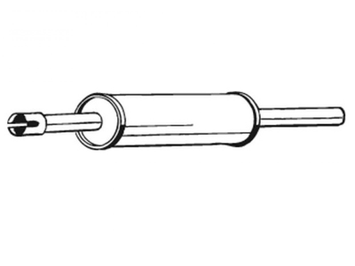 Резонатор Volkswagen Passat (Фольксваген Пассат) 88-90 (233-553B) Bosal 30.33