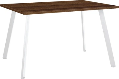 Обеденный стол Nowy Styl LENARD ordf WHITE (25) 1200*800 ОРЕХ ТИЕП